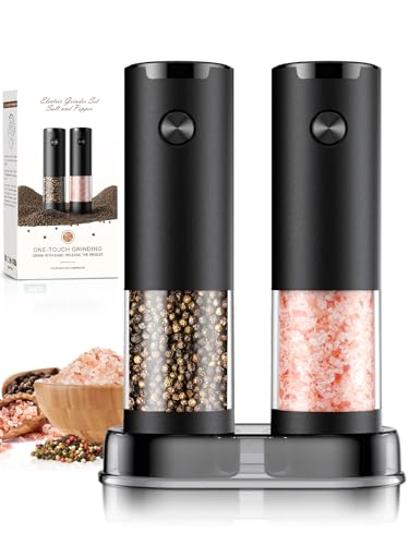 exclusive Electric Salt and Pepper Grinder Set Automatic Battery Pepper Set