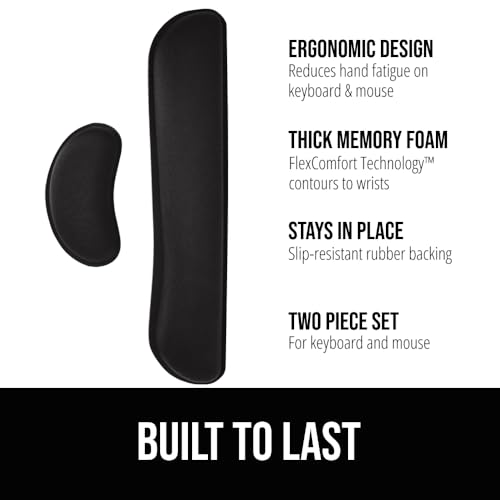 Minimalist GORILLA GRIP Silky Memory Foam Wrist Rest for Computer Essentials