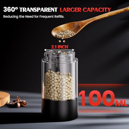 exclusive Electric Salt and Pepper Grinder Set Automatic Battery Pepper Set