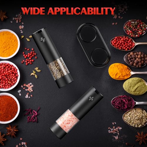 exclusive Electric Salt and Pepper Grinder Set Automatic Battery Pepper Set