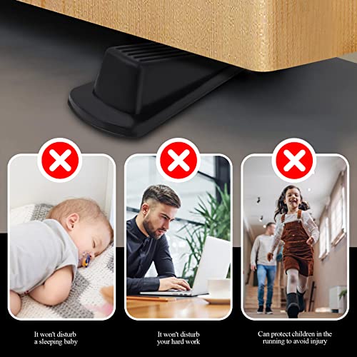 Classic 4 Pack Door Stoppers, Rubber for Bottom Kit
