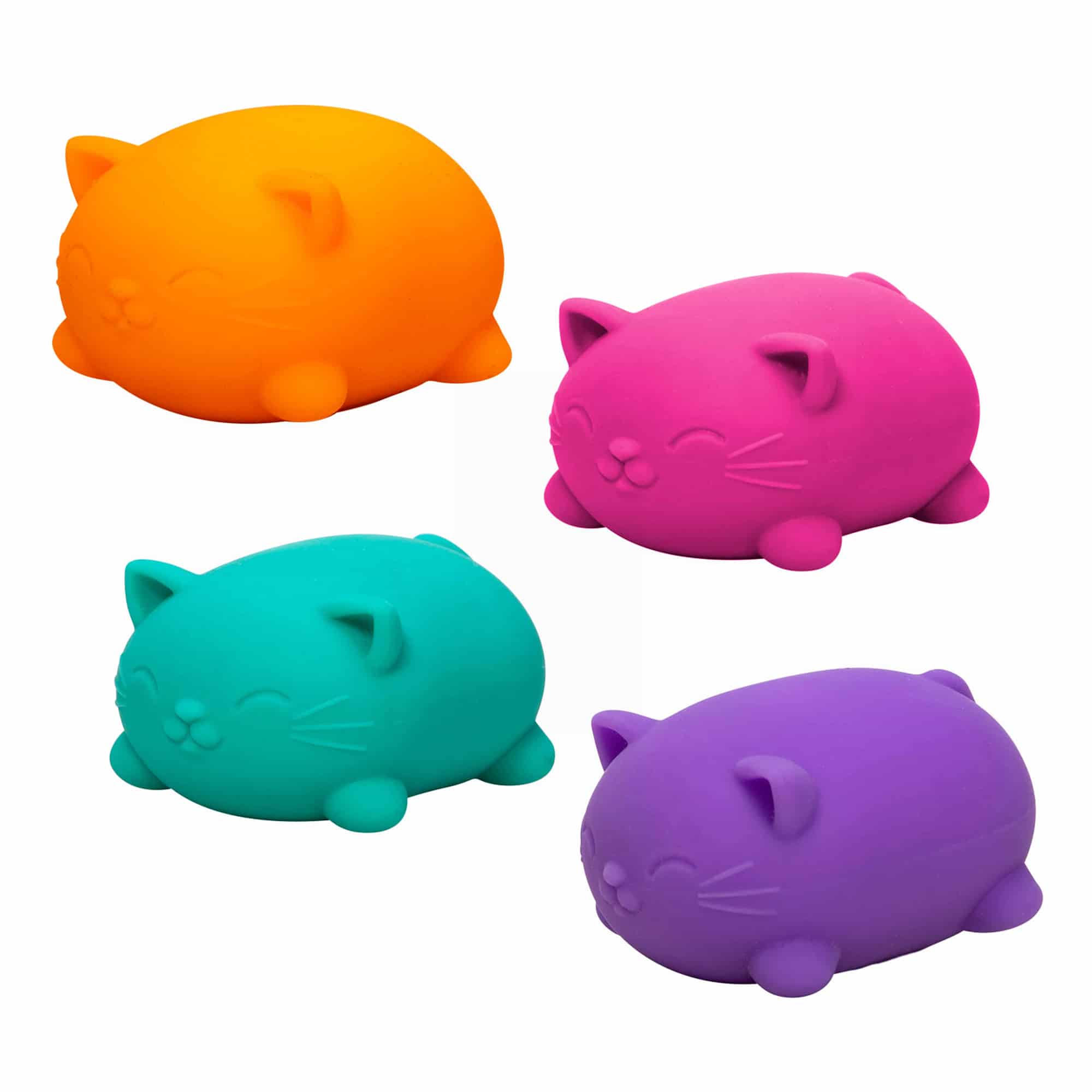 Fun Fidget Monster Cool Cats NeeDoh | Select Morning Crest - Purrfect Cat Squishy Character Stress Toy Detail