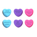 Fun Food Fidget NeeDoh Color Change Squeeze Heart | Reserve Opal Summit - Deliciously Soft Cupcake Sensory Glob - Surprise Me! (Random Color)