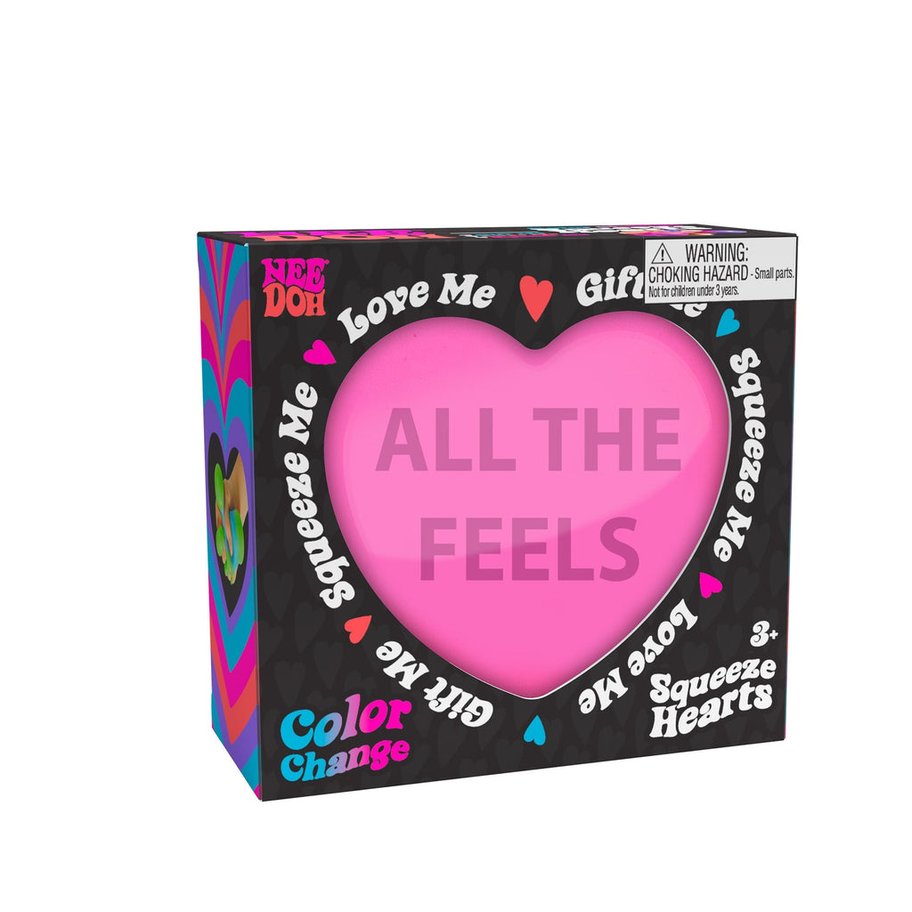 Fun Food Fidget NeeDoh Color Change Squeeze Heart | Reserve Opal Summit - Deliciously Soft Cupcake Sensory Glob Detail