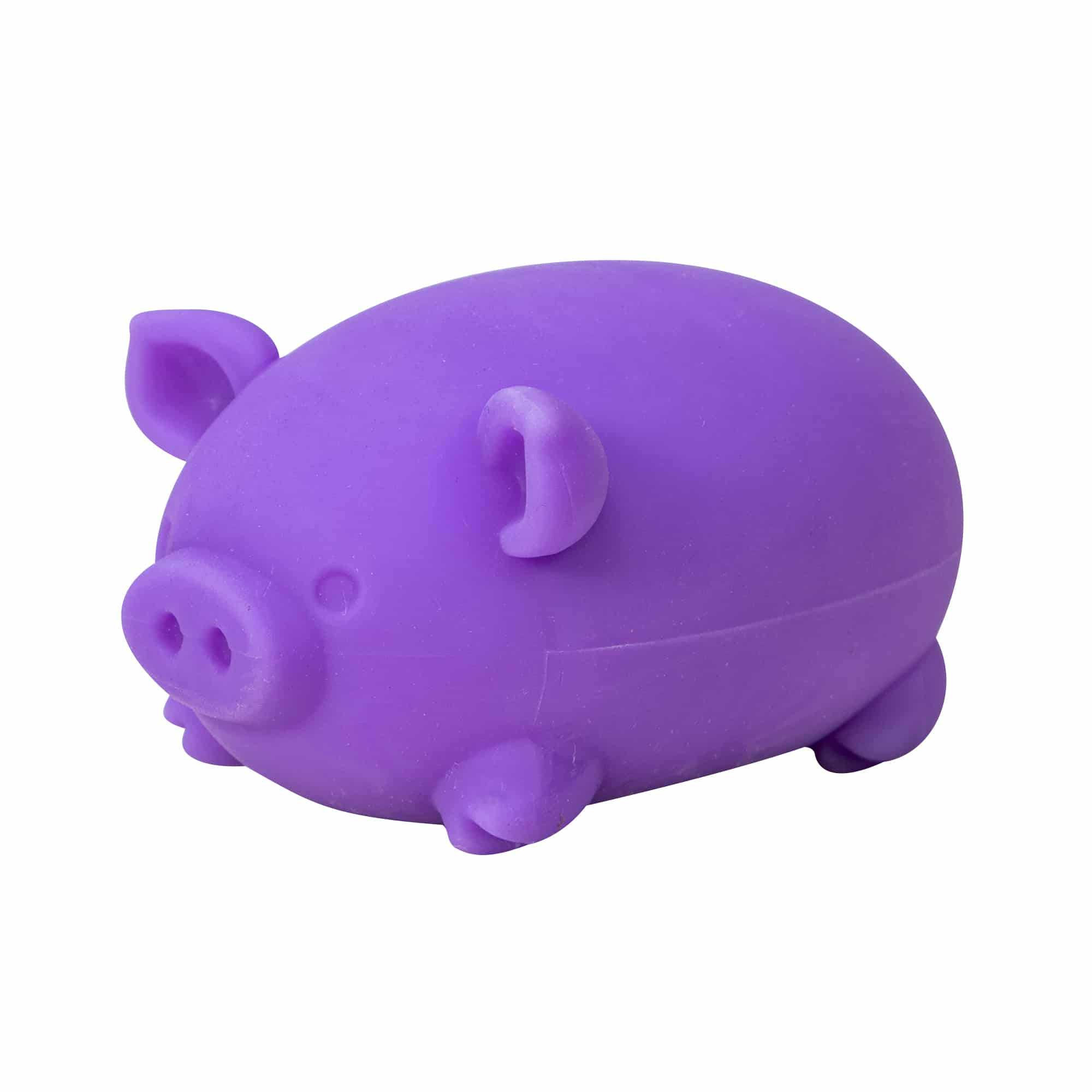 Cute Collectible NeeDoh Dig’ It Pig | Select Velvet Canopy - Purrfect Cat Squishy Character Stress Toy Detail