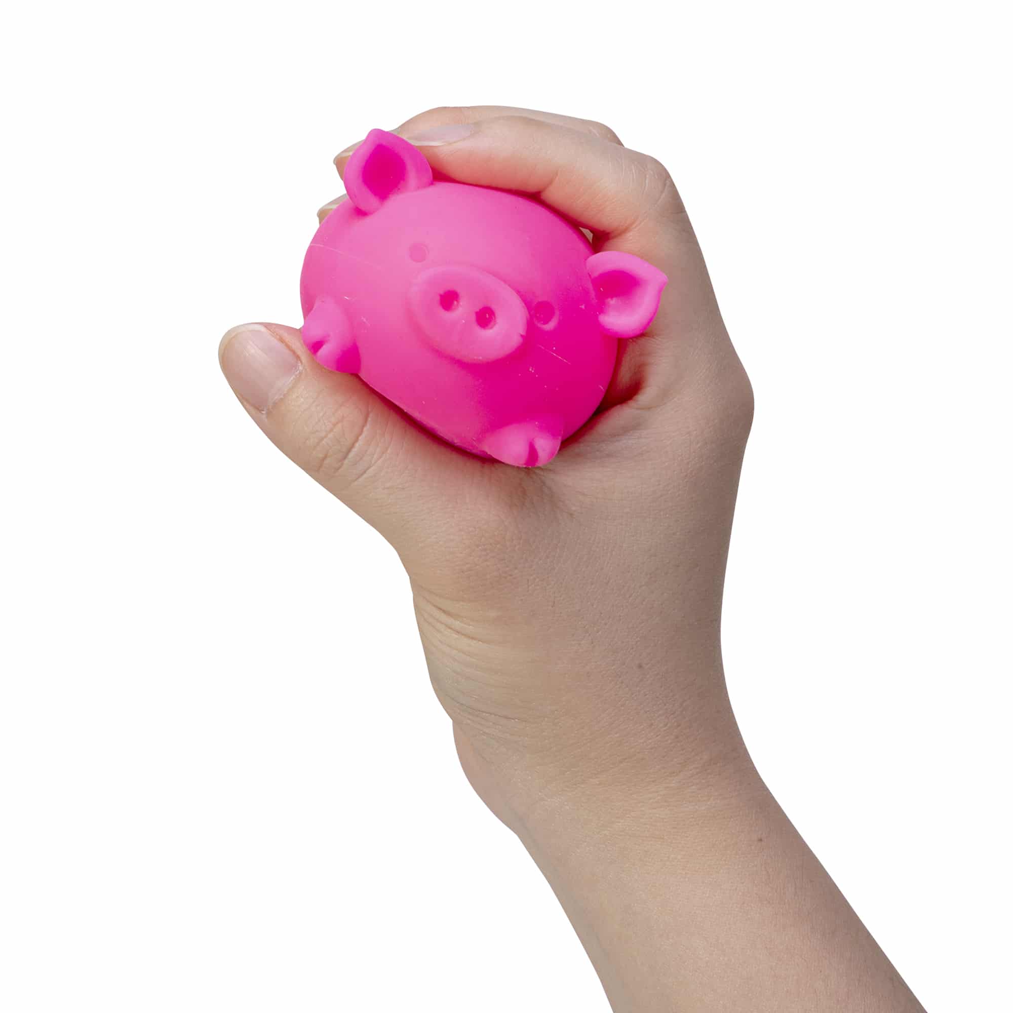 Cute Collectible NeeDoh Dig’ It Pig | Select Velvet Canopy - Purrfect Cat Squishy Character Stress Toy Detail