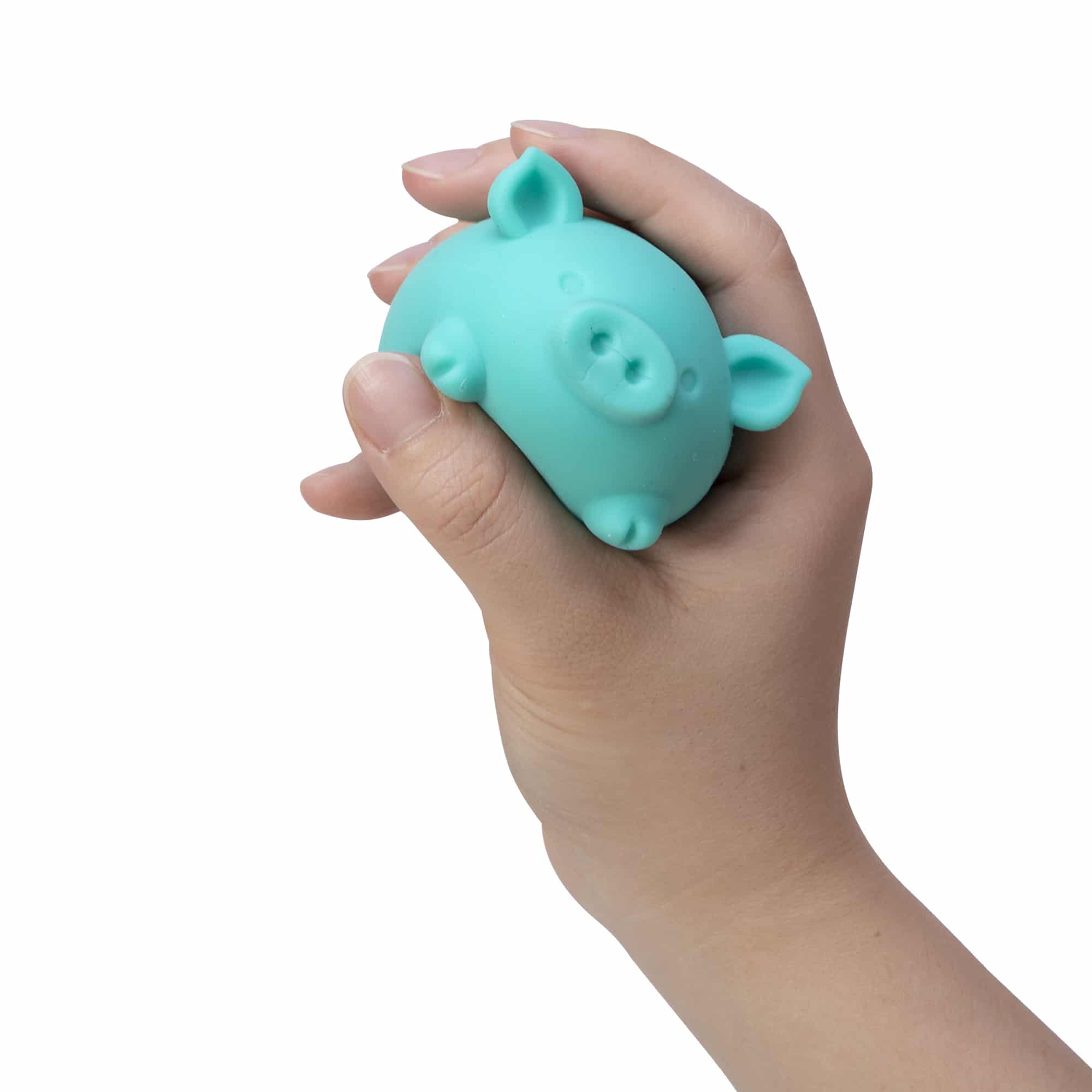 Cute Collectible NeeDoh Dig’ It Pig | Select Velvet Canopy - Purrfect Cat Squishy Character Stress Toy Detail