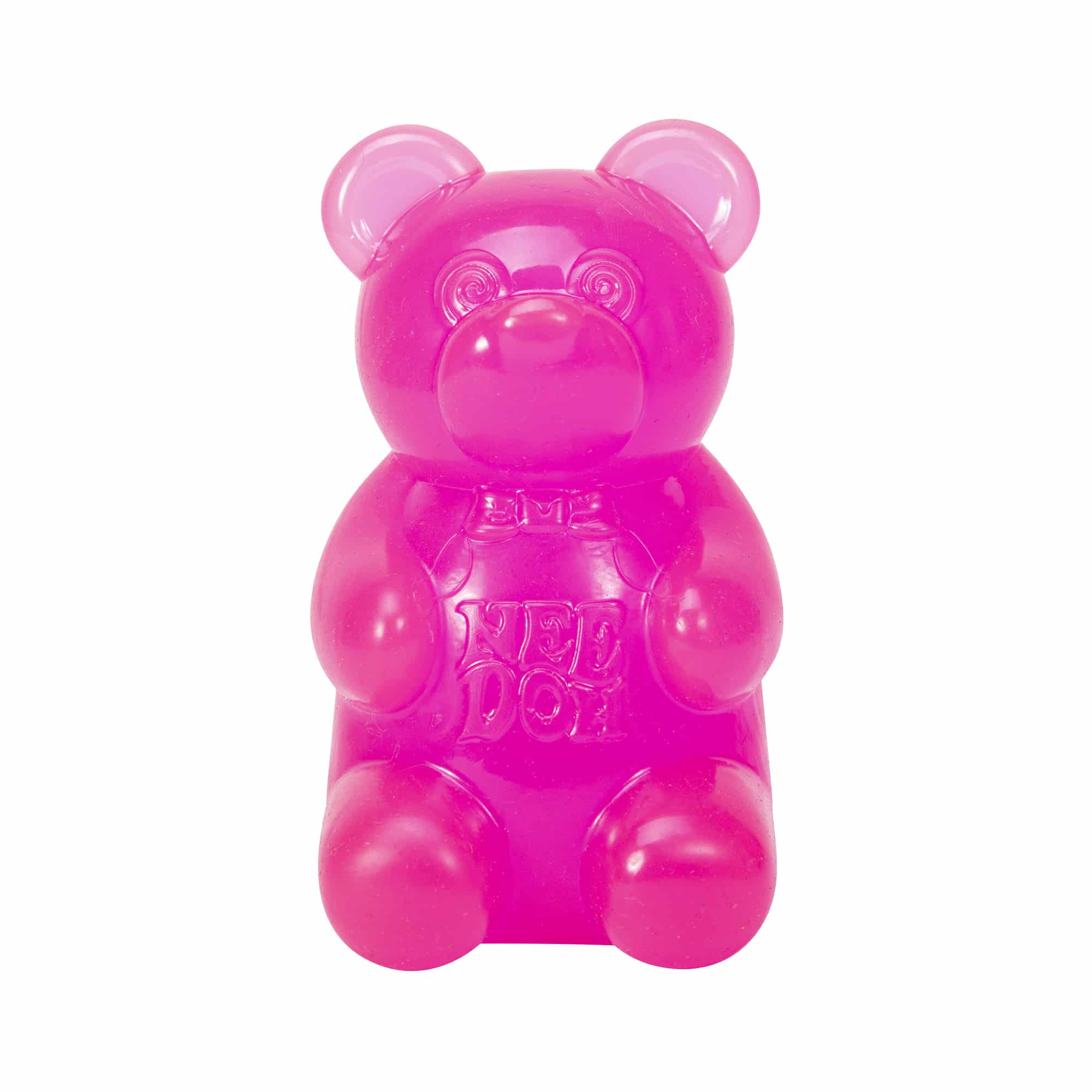 Purrfectly Squishy NeeDoh Gummy Bear | Edition Canyon Forest - Dino Character Malt-Gel Filled Sensory Glob Detail