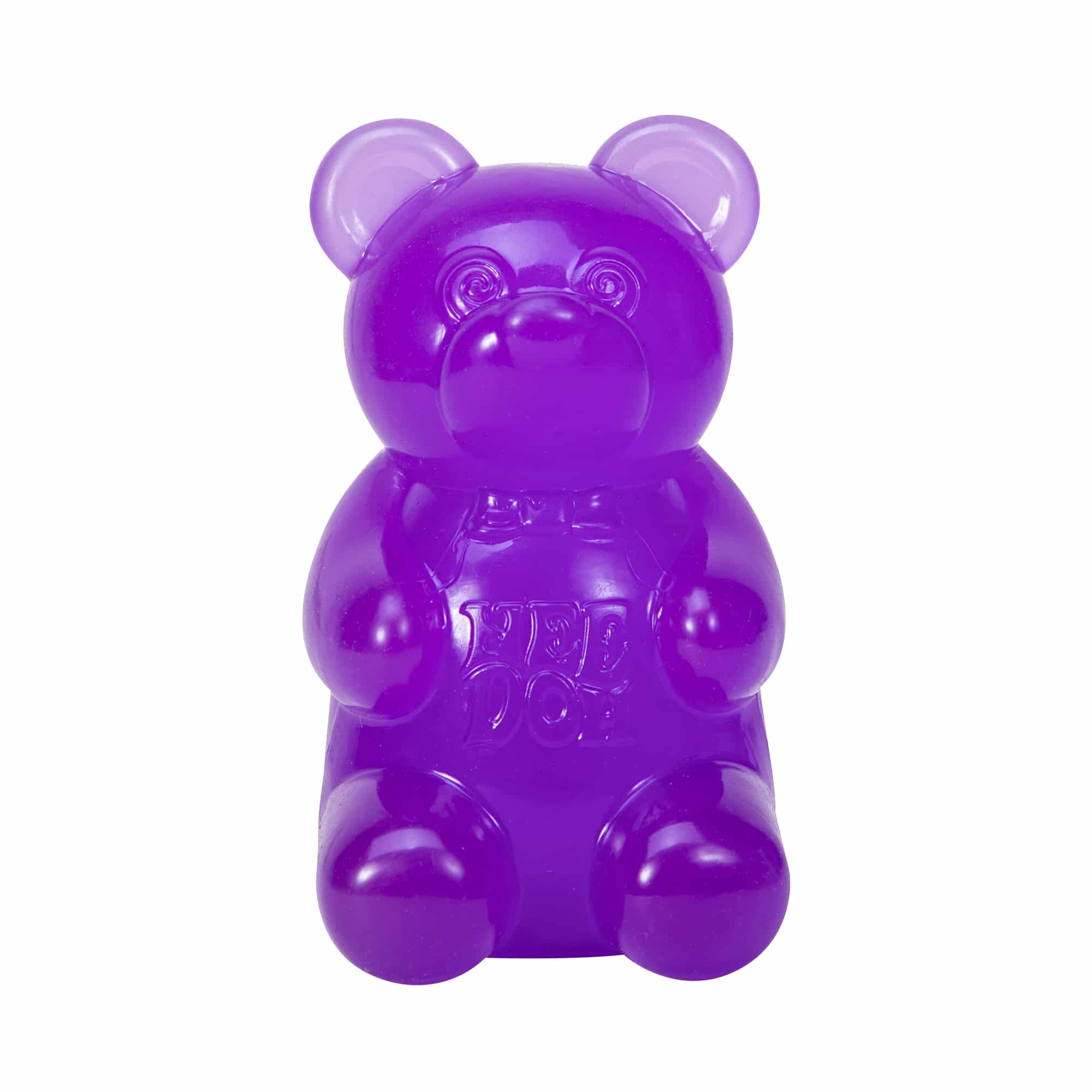 Purrfectly Squishy NeeDoh Gummy Bear | Edition Canyon Forest - Dino Character Malt-Gel Filled Sensory Glob Detail