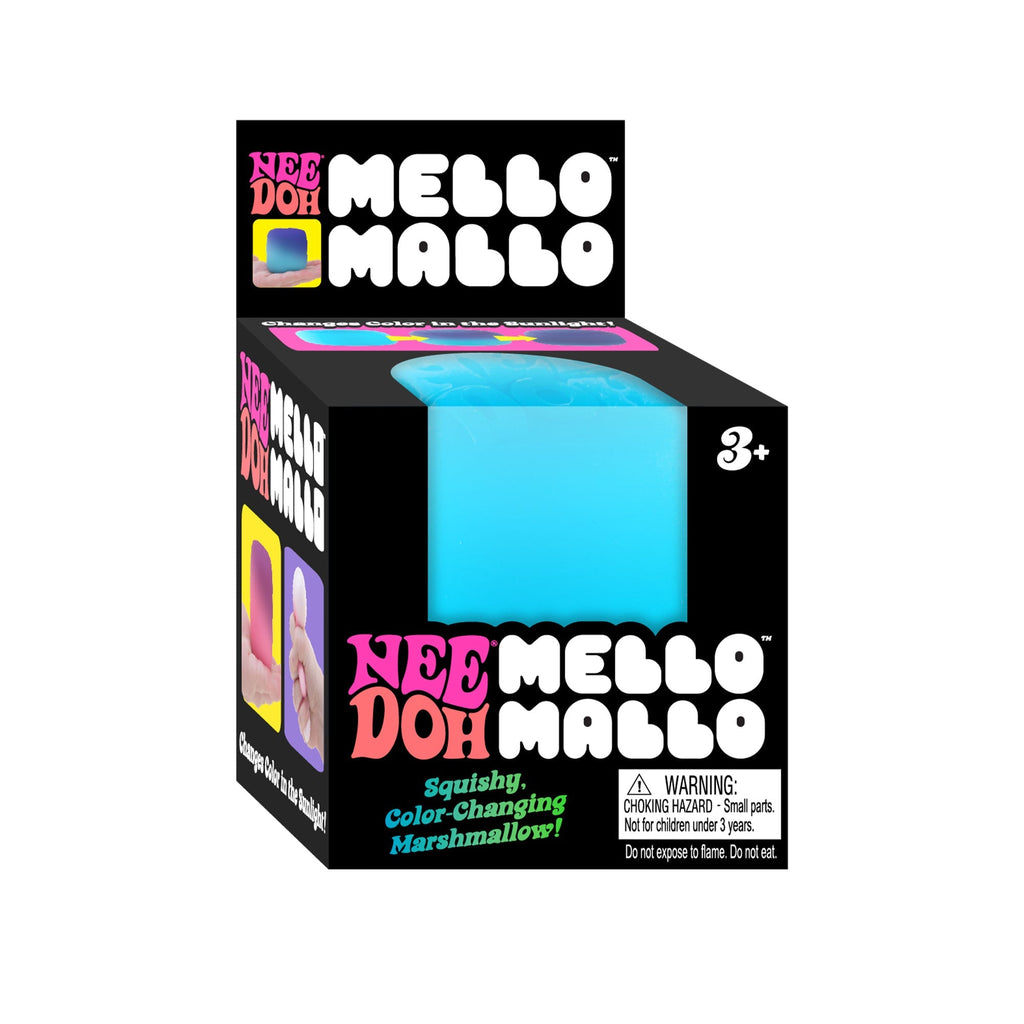 Deliciously Squishy NeeDoh Mello Mallo | Series Stone Harbor - Squishy Dohnut Sweet Treat Shaped Stress Toy - Surprise Me! (Random Color)