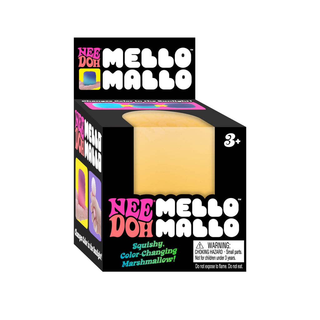 Deliciously Squishy NeeDoh Mello Mallo | Series Stone Harbor - Squishy Dohnut Sweet Treat Shaped Stress Toy Detail