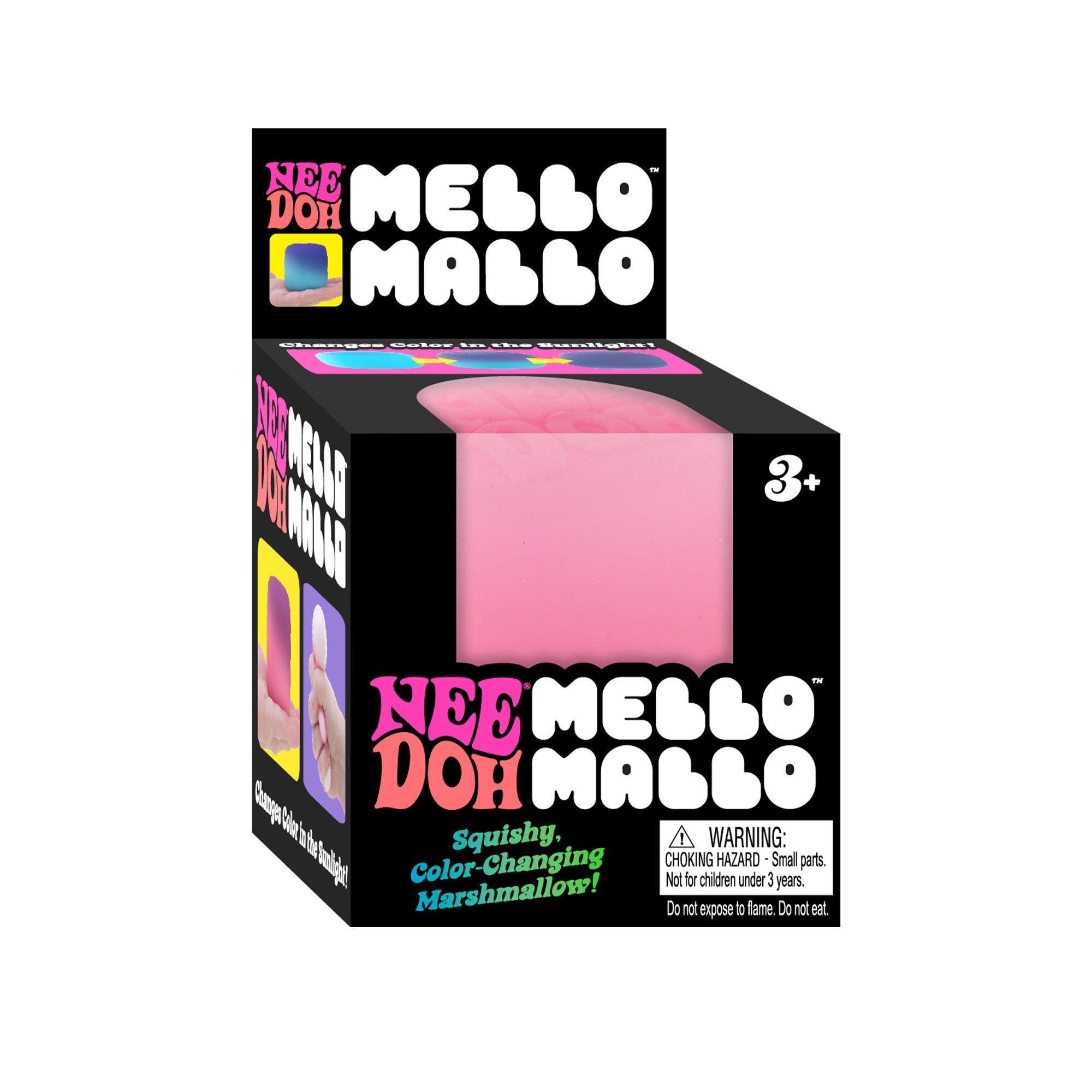 Deliciously Squishy NeeDoh Mello Mallo | Series Stone Harbor - Squishy Dohnut Sweet Treat Shaped Stress Toy Detail