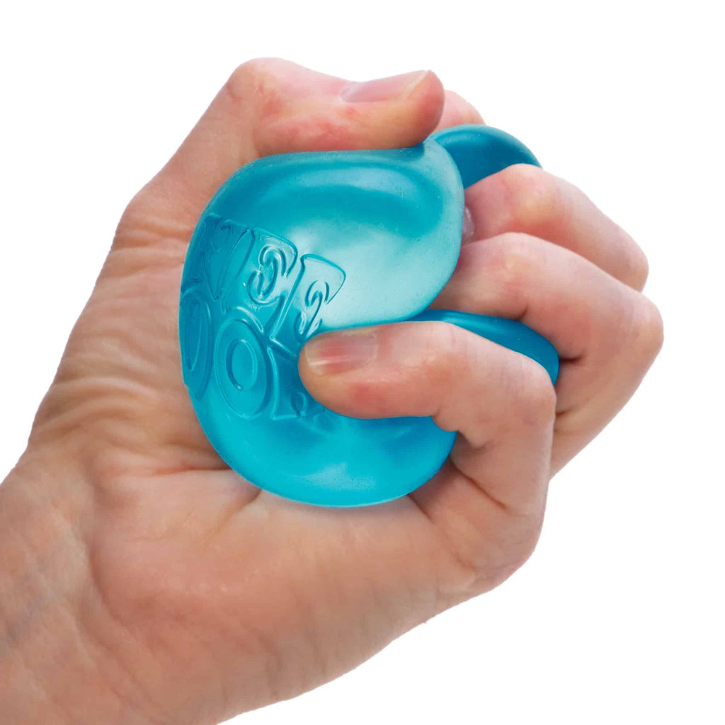 Crystal Clear NeeDoh Nice Cube | Series Elm Bridge - 3-Piece Assorted Nice Cubes Pack for Fidgeting Detail