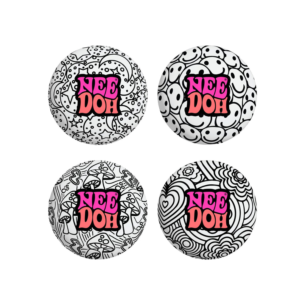 Shaggy Tactile NeeDoh Press-Doh | Select Oak Terrace - Spiky Textured Groovy Glob for Sensory Therapy - Default Title