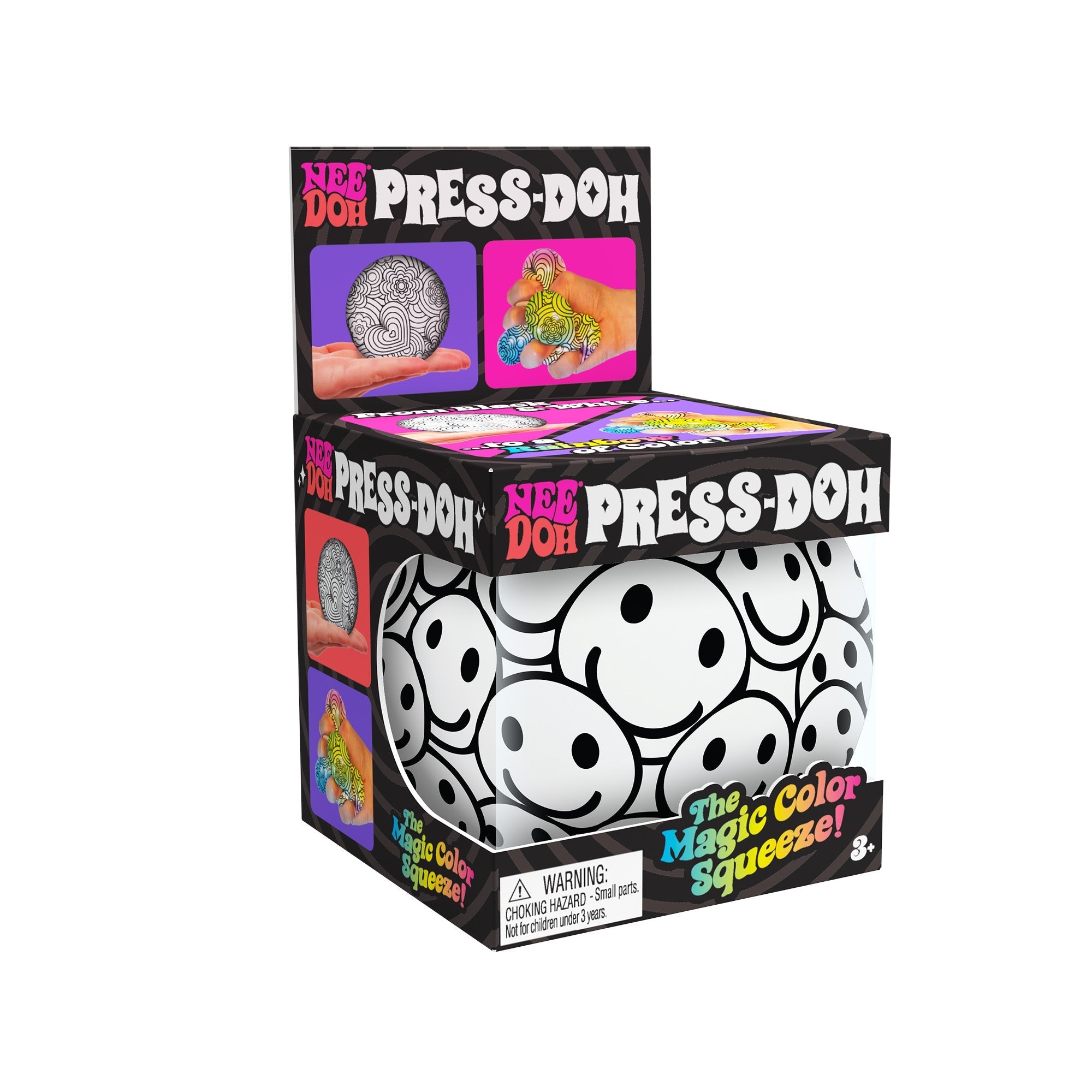 Shaggy Tactile NeeDoh Press-Doh | Select Oak Terrace - Spiky Textured Groovy Glob for Sensory Therapy Detail