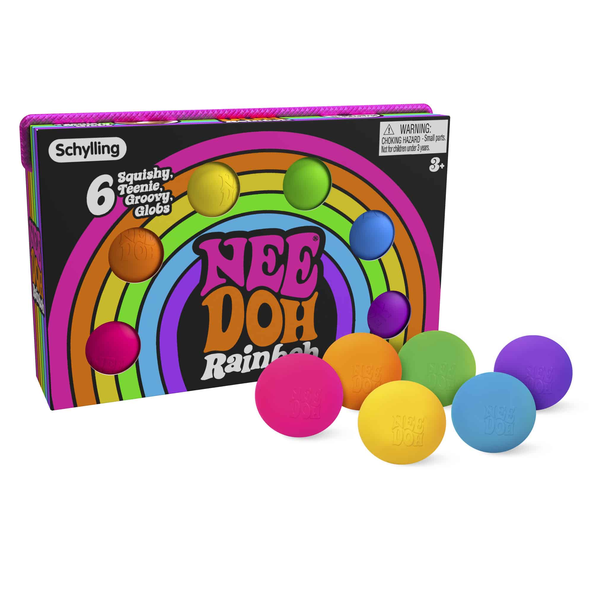 Super-Squishy NeeDoh Rainboh | Reserve Autumn Pond - Classic NeeDoh Stress-Relieving Squishy Ball Detail