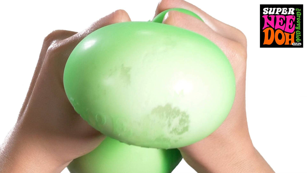 Satisfyingly Squishable Super NeeDoh | Collection Velvet Bloom - The Groovy Glob Retro Malt-Gel Filled Toy Detail