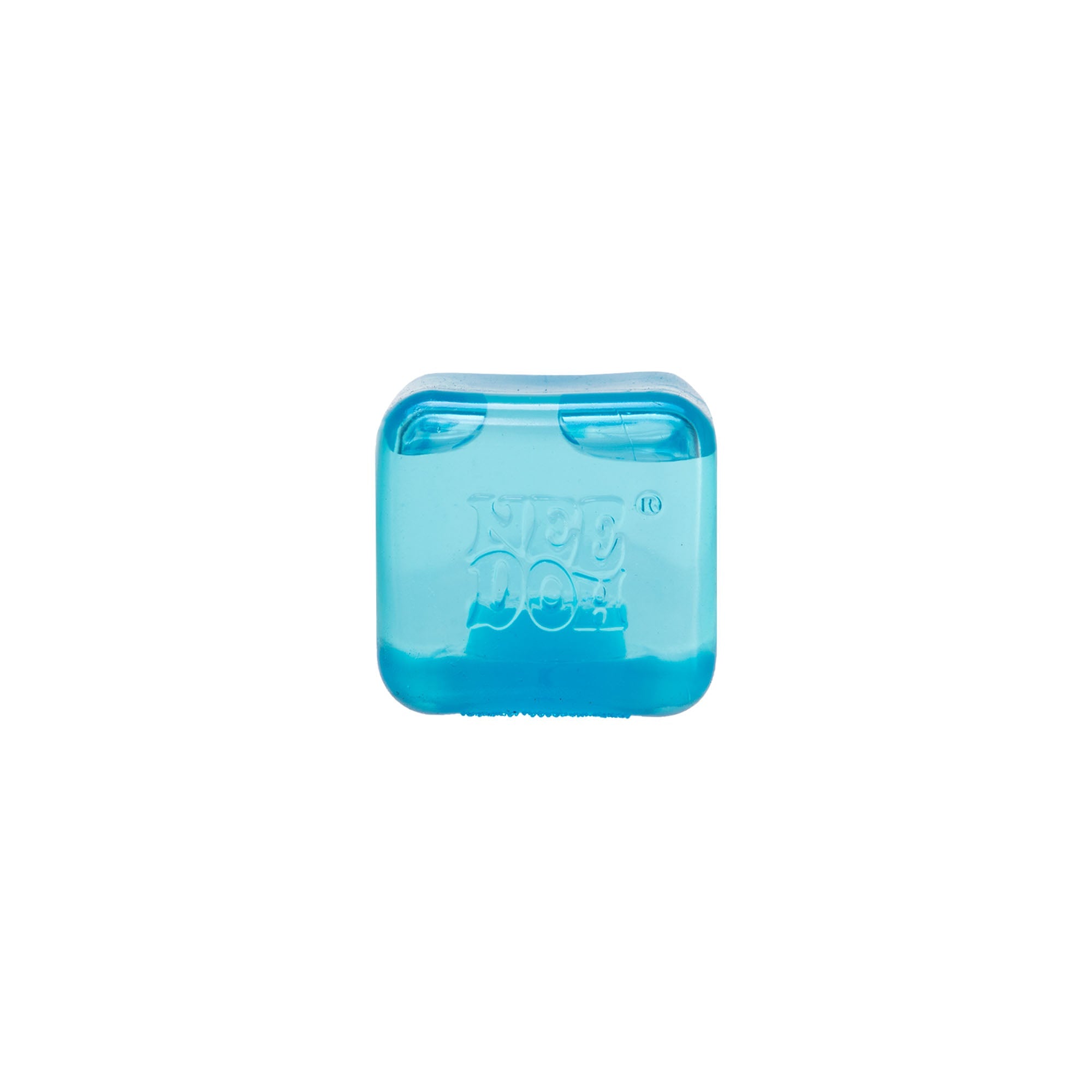 Crystal Clear NeeDoh Nice Ice Baby | Series Canyon Trail - Crystal Clear Squishable Ice Cube NeeDoh Detail