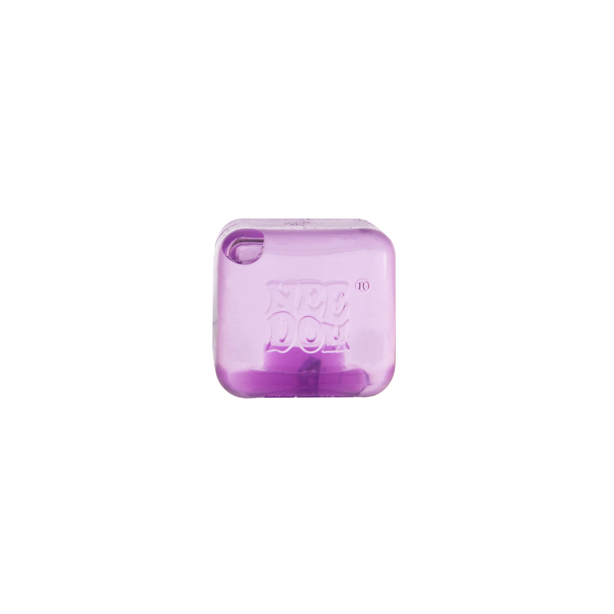 Crystal Clear NeeDoh Nice Ice Baby | Series Canyon Trail - Crystal Clear Squishable Ice Cube NeeDoh Detail